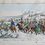 Przejście Rosjan przez Wisłę w styczniu 1813, ok. 1815